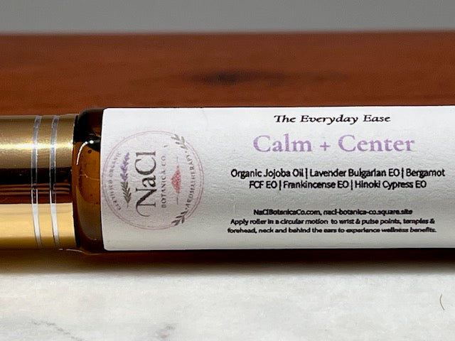 Aromatherapy Roller - Calm + Center
