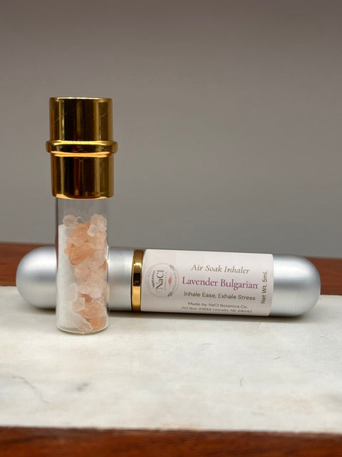 Lavender Bulgarian Aromatherapy Salt Inhaler